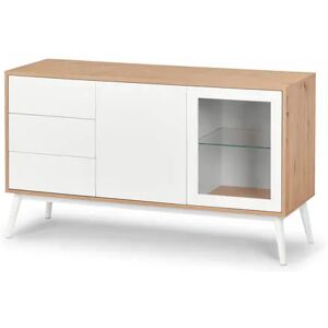 Sideboard mit Glastür - Tchibo - Braun Holz   unisex