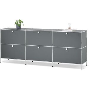 Sideboard »CN3« mit 6 Klappen - Tchibo - Chrom Aluminium   unisex