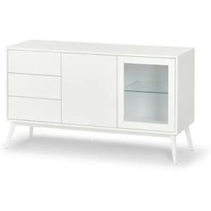 Sideboard mit Glastür - Tchibo - Weiss Holz   unisex