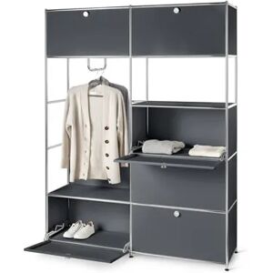 Systemschrank Metall »CN3« - Tchibo - Chrom Aluminium Matt  unisex