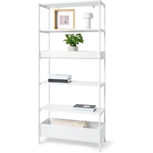 Tchibo - Regal »Klaar« - 80x34x178cm - weiss - Stahl Tchibo - Regal »Klaar« - 80x34x178cm - weiss - Stahl