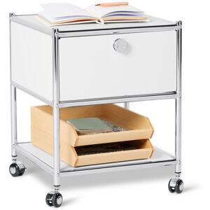Tchibo - Beistelltisch mit Schublade Metall »Cn3« - 40x40x46,5cm - weiss - Metall / Stahl / Aluminium Tchibo - Beistelltisch mit Schublade Metall »Cn3« - 40x40x46,5cm - weiss - Metall / Stahl / Aluminium
