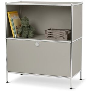 Tchibo - Sideboard Metall »Cn3 Kids« mit Schublade - 77x40x88,9cm - hellgrau - Stahl / Kunststoff / Kunststoff Tchibo - Sideboard Metall »Cn3 Kids« mit Schublade - 77x40x88,9cm - hellgrau - Stahl / Kunststoff / Kunststoff