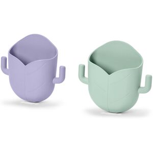 Tchibo - 2 Wandbefestiger - lila Tchibo - 2 Wandbefestiger - lila