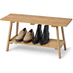 Tchibo - Bank »Holt« aus Bambus mit Lamellenelementen - 80x30x40cm - naturfarben - Bambusholz Tchibo - Bank »Holt« aus Bambus mit Lamellenelementen - 80x30x40cm - naturfarben - Bambusholz