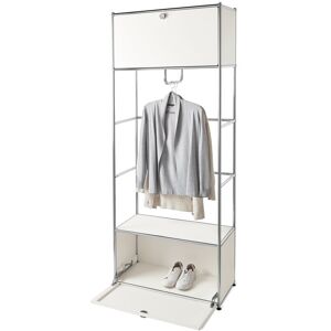 Tchibo - Garderobe Metall »Cn3« - 77x40x194,5cm - weiss - Stahl / Aluminium / Kunststoff Tchibo - Garderobe Metall »Cn3« - 77x40x194,5cm - weiss - Stahl / Aluminium / Kunststoff
