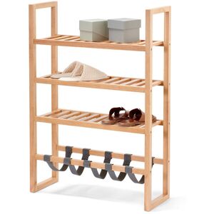 Tchibo - Schmales Standregal - 70x25x100cm - grau - Holz / Polypropylen Tchibo - Schmales Standregal - 70x25x100cm - grau - Holz / Polypropylen