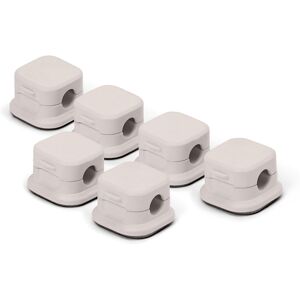 Tchibo - 6 selbstklebende Kabelhalter - beige Tchibo - 6 selbstklebende Kabelhalter - beige