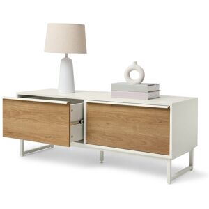 Tchibo - Sitzbank »Leeg« mit 2 Schubladen - 120x40x46cm - hellgrau - Stahl Tchibo - Sitzbank »Leeg« mit 2 Schubladen - 120x40x46cm - hellgrau - Stahl