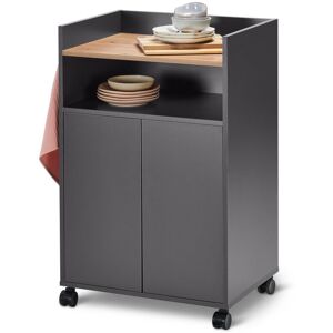 Tchibo - Küchen-Arbeitswagen - 60x44x92,5cm - anthrazit - Holz / Metall Tchibo - Küchen-Arbeitswagen - 60x44x92,5cm - anthrazit - Holz / Metall