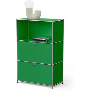 Tchibo - Kommode Metall »Cn3« mit 2 Klappenfächern - 77x40x120,5cm - chrom - Stahl / Aluminium / Kunststoff Tchibo - Kommode Metall »Cn3« mit 2 Klappenfächern - 77x40x120,5cm - chrom - Stahl / Aluminium / Kunststoff