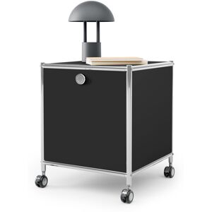 Tchibo - Beistelltisch mit Schublade Metall »Cn3« - 40x40x49cm - schwarz - Stahl / Stahl / Aluminium Tchibo - Beistelltisch mit Schublade Metall »Cn3« - 40x40x49cm - schwarz - Stahl / Stahl / Aluminium