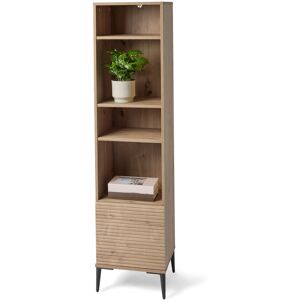 Tchibo - Regal »Reet« mit Lamellenoptik - 40,2x37x165cm - schwarz - Holz / Stahl Tchibo - Regal »Reet« mit Lamellenoptik - 40,2x37x165cm - schwarz - Holz / Stahl