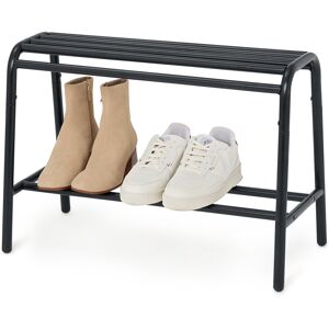Tchibo - Sitzbank mit Ablage - 65x31,8x45,6cm - schwarz - Stahl Tchibo - Sitzbank mit Ablage - 65x31,8x45,6cm - schwarz - Stahl