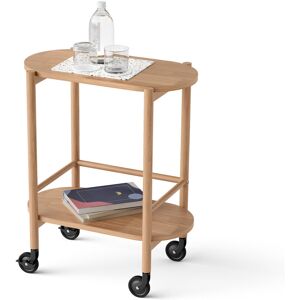 Tchibo - Barwagen aus Massivholz mit 2 Ebenen - 60x34x73cm - schwarz - Holz Tchibo - Barwagen aus Massivholz mit 2 Ebenen - 60x34x73cm - schwarz - Holz