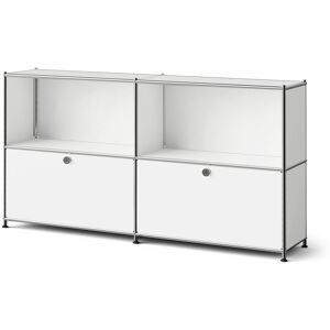 Tchibo - Metall-Sideboard »Cn3 Slim Line« mit 2 versetzbaren Klappenfächern - 152x30,5x82,5cm - weiss - Stahl / Aluminium / Kunststoff Tchibo - Metall-Sideboard »Cn3 Slim Line« mit 2 versetzbaren Klappenfächern - 152x30,5x82,5cm - weiss - Stahl / Aluminium / Kunststoff