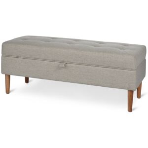 Tchibo - Polsterbank mit Truhenfunktion - 109x43x43cm - braun - Polyester / Polyurethan / Eichenholz Tchibo - Polsterbank mit Truhenfunktion - 109x43x43cm - braun - Polyester / Polyurethan / Eichenholz