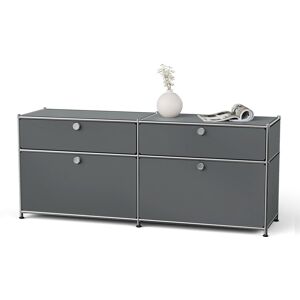 Tchibo - Sideboard Metall »Cn3« mit 2 Klappenfächern und 2 Schubladen - 152x40x64,5cm - chrom - Stahl / Aluminium / Kunststoff Tchibo - Sideboard Metall »Cn3« mit 2 Klappenfächern und 2 Schubladen - 152x40x64,5cm - chrom - Stahl / Aluminium / Kunststoff