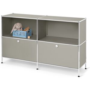 Tchibo - Sideboard Metall »Cn3 Kids« mit 2 Schubladen - 152x40x89,5cm - hellgrau - Stahl / Kunststoff / Kunststoff Tchibo - Sideboard Metall »Cn3 Kids« mit 2 Schubladen - 152x40x89,5cm - hellgrau - Stahl / Kunststoff / Kunststoff