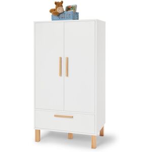 Tchibo - Kinderkleiderschrank »Leira« - 80x50x150,3cm - weiss - Holz / Stahl Tchibo - Kinderkleiderschrank »Leira« - 80x50x150,3cm - weiss - Holz / Stahl