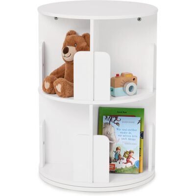 Tchibo - Drehbares Bücherregal mit 2 Ebenen - 20x20x30cm - weiss - Tchibo - Drehbares Bücherregal mit 2 Ebenen - 20x20x30cm - weiss -