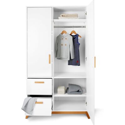 Tchibo - Kleiderschrank - 100x52x180cm - braun - Tchibo - Kleiderschrank - 100x52x180cm - braun -