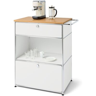 Tchibo - Kaffee-Kommode Metall »Cn3« mit 2 Schubladen - 89x52,5x102cm - hellbraun - Tchibo - Kaffee-Kommode Metall »Cn3« mit 2 Schubladen - 89x52,5x102cm - hellbraun -