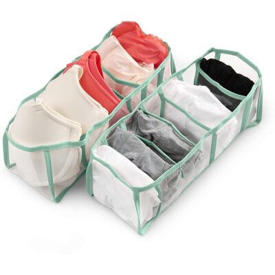 Tchibo - 2 Kleiderschrank-Organizer - weiss Tchibo - 2 Kleiderschrank-Organizer - weiss