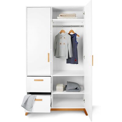 Tchibo - Kleiderschrank - 100x52x180cm - braun - Tchibo - Kleiderschrank - 100x52x180cm - braun -