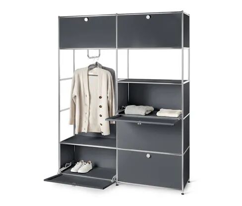 Tchibo Systemschrank Metall »CN3« - Tchibo - Chrom Aluminium Matt