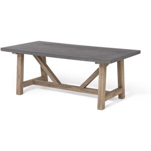 Dining-Tisch mit Beton-Tischplatte - Tchibo - Grau Holz   unisex