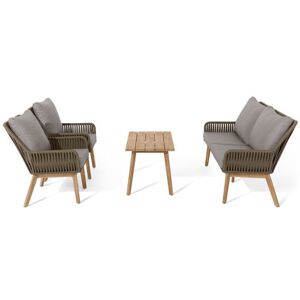 Lounge-Dining-Set - Tchibo - Beige Aluminium   unisex