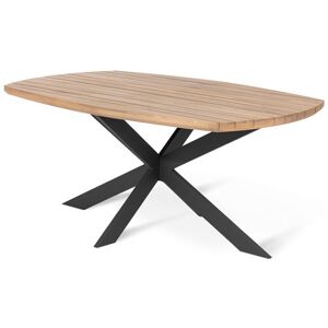 Dining-Tisch mit modernem X-Fuss - Tchibo - Schwarz Holz   unisex