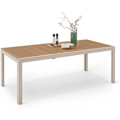 Tchibo - Ausziehbarer Gartentisch aus Aluminium »Liska« - 204x95x74,5cm - braun - Aluminium / Stahl / Polypropylen Tchibo - Ausziehbarer Gartentisch aus Aluminium »Liska« - 204x95x74,5cm - braun - Aluminium / Stahl / Polypropylen