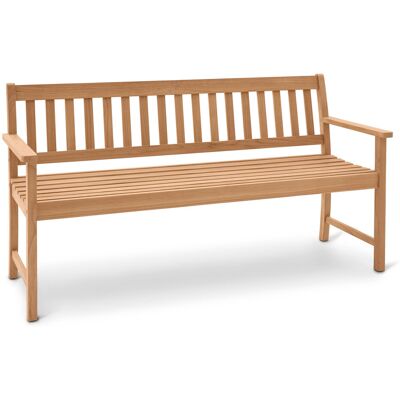 Tchibo - Klassische Teak-Gartenbank - 165x60x85cm - braun - Holz / Edelstahl / Polypropylen Tchibo - Klassische Teak-Gartenbank - 165x60x85cm - braun - Holz / Edelstahl / Polypropylen