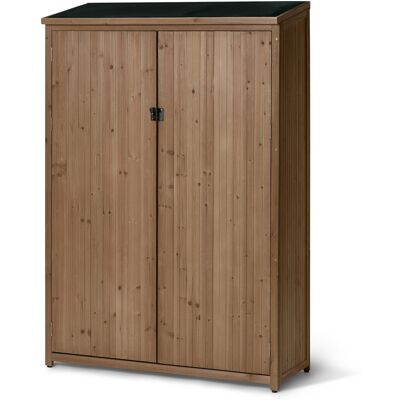 Tchibo - Grosser Gartenschrank mit Doppelflügel - 120x52x180cm - schwarz - Tchibo - Grosser Gartenschrank mit Doppelflügel - 120x52x180cm - schwarz -