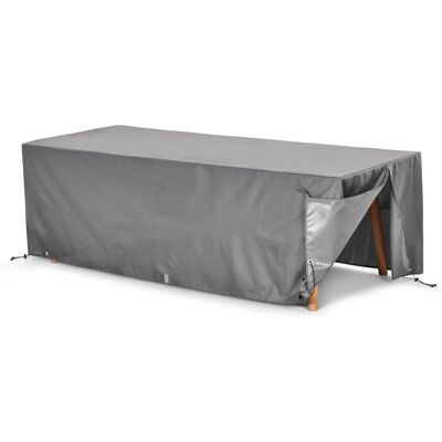 Tchibo - Premium-Abdeckhaube für grosse Gartentische - 241x102x75cm - grau - Polyester / Polyvinylchlorid / Edelstahl Tchibo - Premium-Abdeckhaube für grosse Gartentische - 241x102x75cm - grau - Polyester / Polyvinylchlorid / Edelstahl