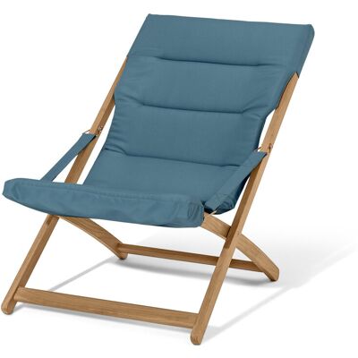 Tchibo - Zusammenklappbarer Gartensessel - 64x98,5x79cm - blau - Akazienholz / Polyester / Polyurethan Tchibo - Zusammenklappbarer Gartensessel - 64x98,5x79cm - blau - Akazienholz / Polyester / Polyurethan