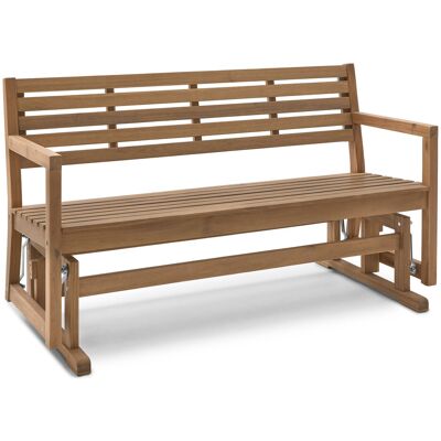 Tchibo - Schaukel-Gartenbank - 150x73x87,5cm - braun - Akazienholz / Stahl / Polypropylen Tchibo - Schaukel-Gartenbank - 150x73x87,5cm - braun - Akazienholz / Stahl / Polypropylen