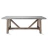 Gartentisch mit Beton-Tischplatte - Tchibo - Grau Holz   unisex