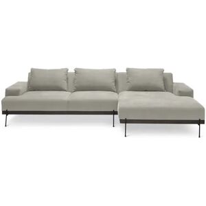 Scapa Ecksofa mit Longchair rechts - Tchibo - Weiss Baumwolle   unisex