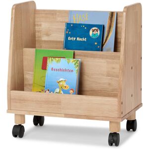 Tchibo - Kinderbücherregal auf Rollen - 50x30x55,6cm - schwarz - Rubberwood-Holz / Polypropylen Tchibo - Kinderbücherregal auf Rollen - 50x30x55,6cm - schwarz - Rubberwood-Holz / Polypropylen