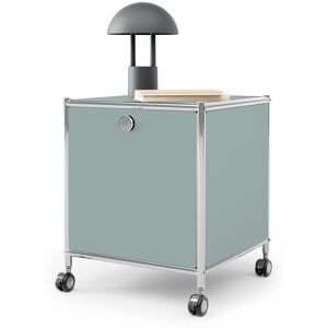 Tchibo - Beistelltisch Metall »Cn3« mit 1 Klappfach - 40x40x49cm - chrom - Stahl / Aluminium / Kunststoff Tchibo - Beistelltisch Metall »Cn3« mit 1 Klappfach - 40x40x49cm - chrom - Stahl / Aluminium / Kunststoff