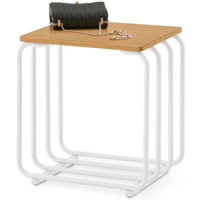 Tchibo - Hocker - 45x35x48,5cm - beige - Tchibo - Hocker - 45x35x48,5cm - beige -