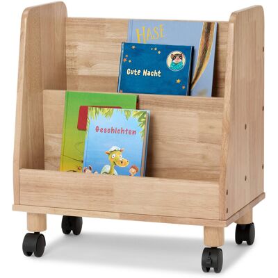 Tchibo - Kinderbücherregal auf Rollen - 50x30x55,6cm - schwarz - Tchibo - Kinderbücherregal auf Rollen - 50x30x55,6cm - schwarz -