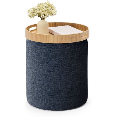 Tchibo - Beistelltisch mit Tablett und Sitzfunktion - braun Tchibo - Beistelltisch mit Tablett und Sitzfunktion - braun