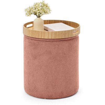Tchibo - Beistelltisch mit Tablett und Sitzfunktion - braun Tchibo - Beistelltisch mit Tablett und Sitzfunktion - braun