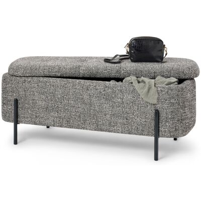 Tchibo - Bank mit Truhe - 110x45x45cm - schwarz - Tchibo - Bank mit Truhe - 110x45x45cm - schwarz -