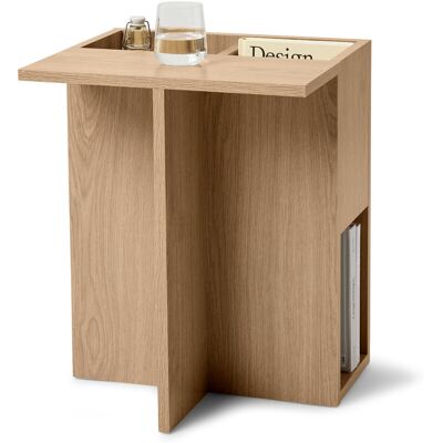 Tchibo - Beistelltisch in Holzoptik - 40x45x55cm - hellbraun - Tchibo - Beistelltisch in Holzoptik - 40x45x55cm - hellbraun -