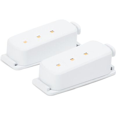 Tchibo - 2 LED-Schranklichter - 7x3x2,2cm - weiss - Tchibo - 2 LED-Schranklichter - 7x3x2,2cm - weiss -